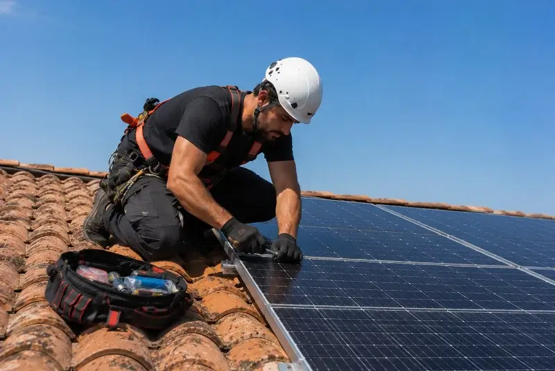 Maintenance et monitoring de panneaux solaires à Saint-Hilaire-la-Palud