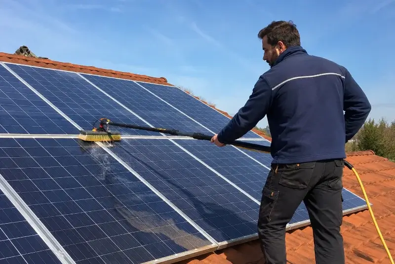 Nettoyage et entretien de panneaux solaires à Saint-Hilaire-la-Palud